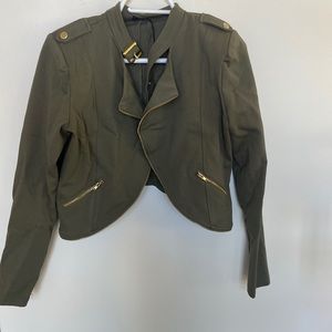Olive green small jacket